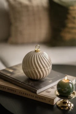 Discount Julekule Krukke beige Gavetips|Julepynt