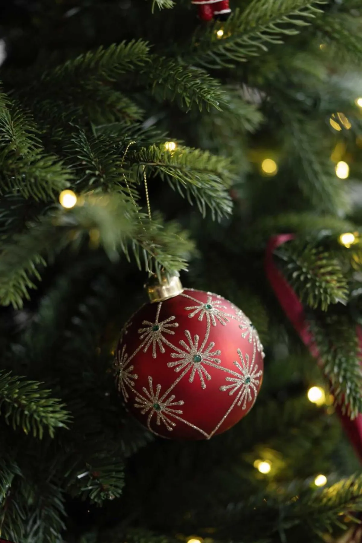 Clearance Julekule krystall Julekuler