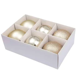 Discount Julekule mix 6 pack gull Julekuler