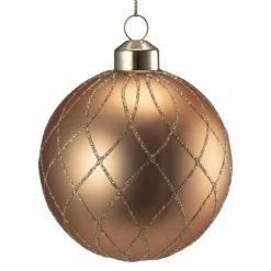 Sale Julekule sparkle gull Julekuler