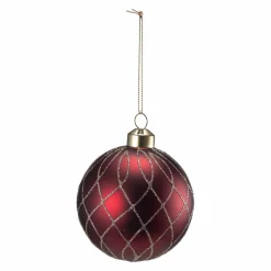 Best Julekule sparkle rød Julekuler