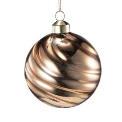 Sale Julekule Swirl gull Julekuler