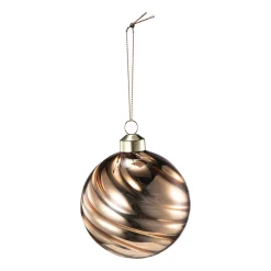 Sale Julekule Swirl gull Julekuler