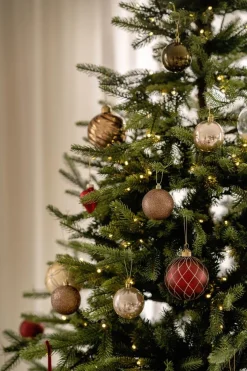 Sale Julekule Swirl gull Julekuler