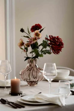 Online Julerose lys rosa Kunstige Blomster