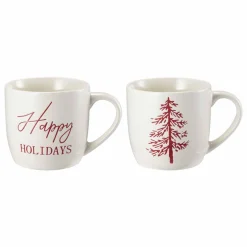 Online Kopp 2 pk Happy Holiday Krus|Juleservering