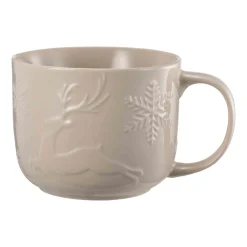 New Kopp Christmas Reindeer beige Krus|Servise