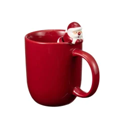 New Kopp med nisse på kanten Krus|Juleservering