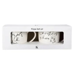 Discount Kopp 2pk jul Krus|Juleservering