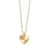 Kort kjede med hjerte, Gull Halskjede