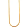 Best Kort kjede, snake chain, Gull Halskjede