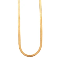 Best Kort kjede, snake chain, Gull Halskjede