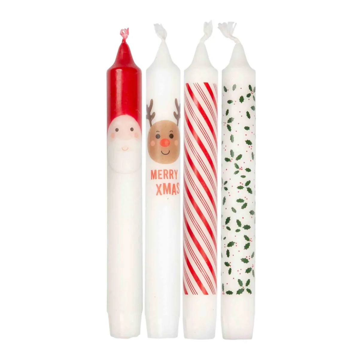 Sale Kronelys jul Nisse mix 4-pk Kronelys|Julelys Og Lysestaker