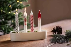 Sale Kronelys jul Nisse mix 4-pk Kronelys|Julelys Og Lysestaker