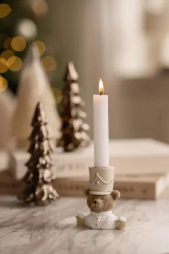 Best Kronelysestake Bjørn 9,5 cm Lysestaker|Julelys Og Lysestaker