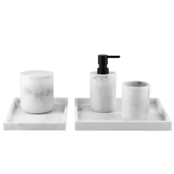 Online Krukke m/lokk Marmor Baderomsartikler