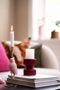 Clearance Kubbelys 100% stearin 10cm hvit Kubbelys