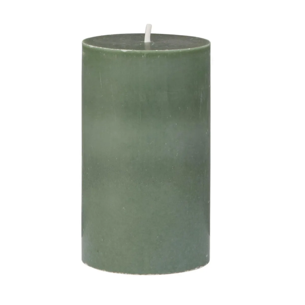 Kubbelys 100% stearin 10cm mørk grønn Kubbelys