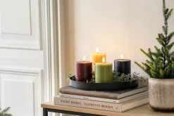 Outlet Kubbelys 14cm, lilla Kubbelys|Julelys Og Lysestaker