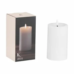 Sale Kubbelys LED 12,5cm hvit Ledlys|Kubbelys