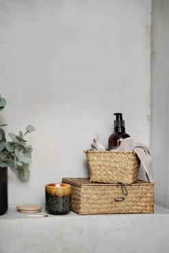 Kurv Tage med lokk stor Oppbevaring Og Kurver|Baderomsartikler