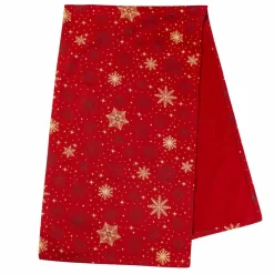 Clearance Løper Snøkrystall 40x140cm Duker, Spisebrikker, Brikker Og Løpere|Juletekstil