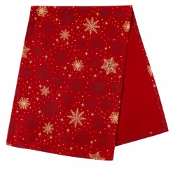 Sale Løper Snøkrystall 35x100cm Duker, Spisebrikker, Brikker Og Løpere|Juletekstil