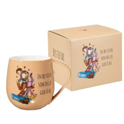 Lykketegning - Bestefar Krus 40 cl beige Krus