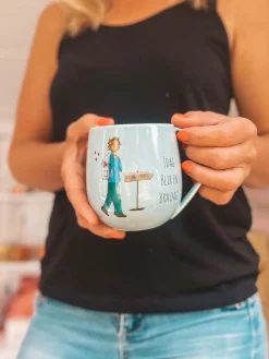 Best Lykketegning - Bra dag 40 cl blå Krus