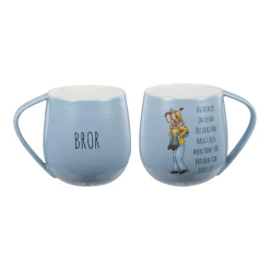 Outlet Lykketegning - Bror Krus 40 cl blå Krus