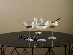 Online Lykketegning - Fyll livet med det som godt er, Champagneglass 35 cl Glass