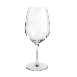 Hot Lykketegning - Fyll livet med det som godt er, Rødvinsglass 62 cl Glass