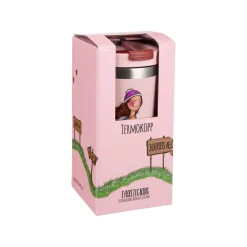 Sale Lykketegning - Hjertets vei Termokopp rosa Termokopper