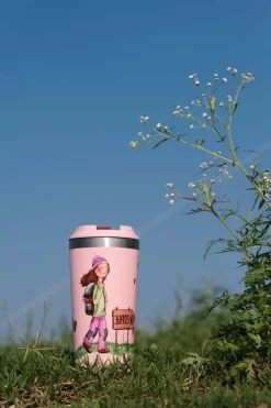 Sale Lykketegning - Hjertets vei Termokopp rosa Termokopper