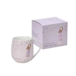 Hot Lykketegning - Kjærlighet Krus 40 cl rosa Krus