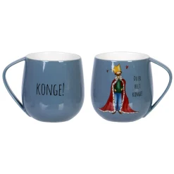 Discount Lykketegning - Konge Krus 40 cl grå Krus