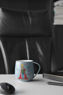 Discount Lykketegning - Konge Krus 40 cl grå Krus