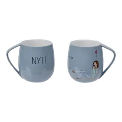 Clearance Lykketegning - Nyt Krus 40 cl blå Krus