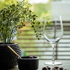 Clearance Lykketegning - Pust Livet er nå, Rødvinsglass 62 cl Glass