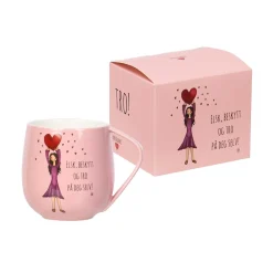 New Lykkketegning - Tro Krus 40 cl rosa Krus