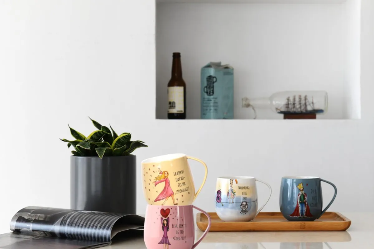 New Lykkketegning - Tro Krus 40 cl rosa Krus