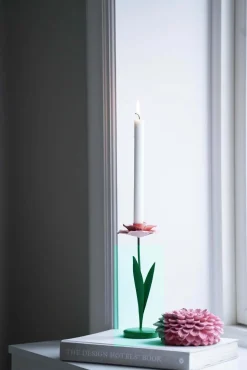 Hot Lysestake blomst 26 cm Lysestaker