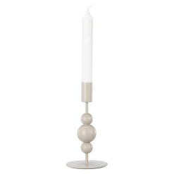 Best Lysestake Bubble 16,8 cm, beige Lysestaker
