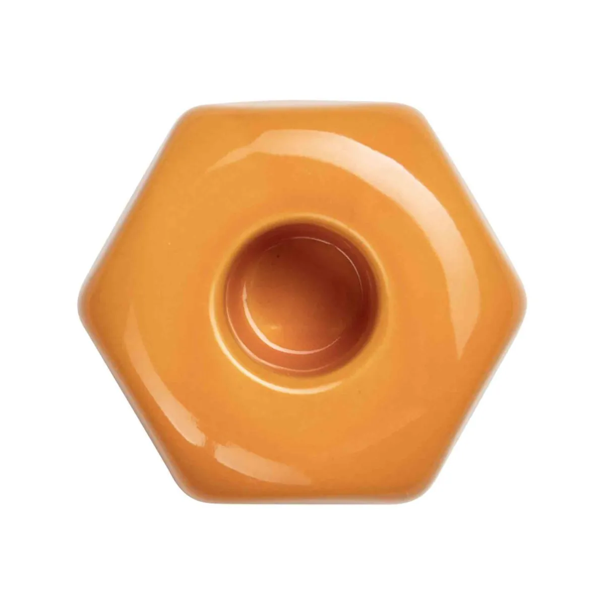 Lysestake Dora 6,7cm Oransje Lysestaker