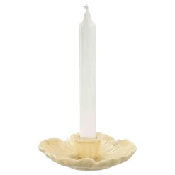 Sale Lysestake Flower 4 cm gul Lysestaker