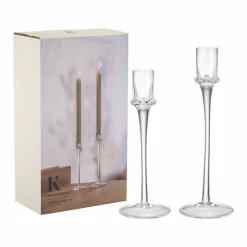 Best Lysestake Inez 2 pk 20cm / 23 cm Gavetips|Julelys Og Lysestaker