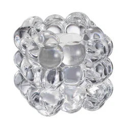 New Lysestake kombi Bubbles 6,5cm klar Lysestaker