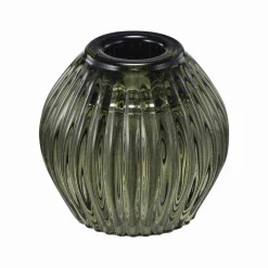 New Lysestake Kombi Rille 7 cm grønn Lysestaker