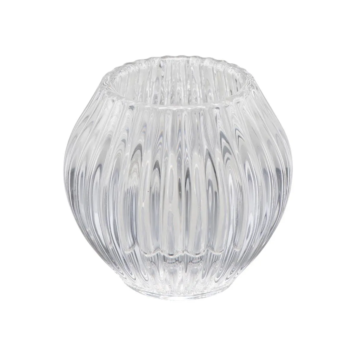 Lysestake Kombi Rille 7 cm klar Lysestaker