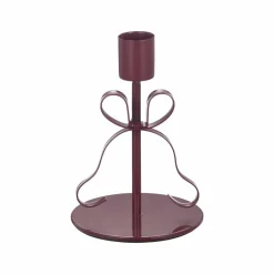 Hot Lysestake med sløyfe 12,5 cm Lysestaker|Julelys Og Lysestaker